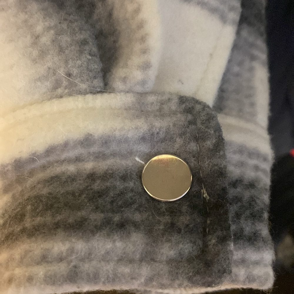 Abercrombie Flannel Button Down Jacket Xs - image 5